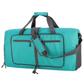 ehsbuy 60L Foldable Travel Duffle Bags for Men Women Large Holdall Bag Waterproof Overnight Weekend Bags for Gym Luggage
