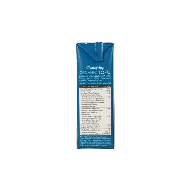 Organic Soft & Silken Tofu 300g (Clearspring)