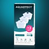 AQUAEFFECT MAX+ Water Filters 3 Pack - Compatible with BRITA