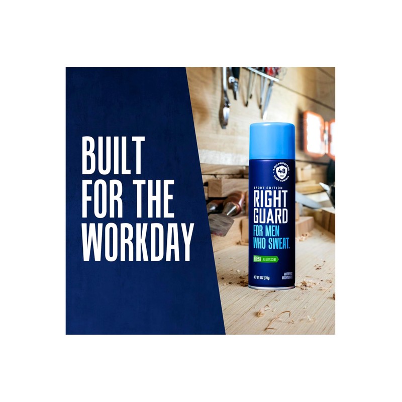 Right Guard Antiperspirant Spray, Sport Fresh 6 oz(Pack Of 3)