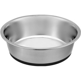 NoBrand Cat Dog Nonslip Stainless Steel Bowl Small Dishwasher Safe Silicone Base