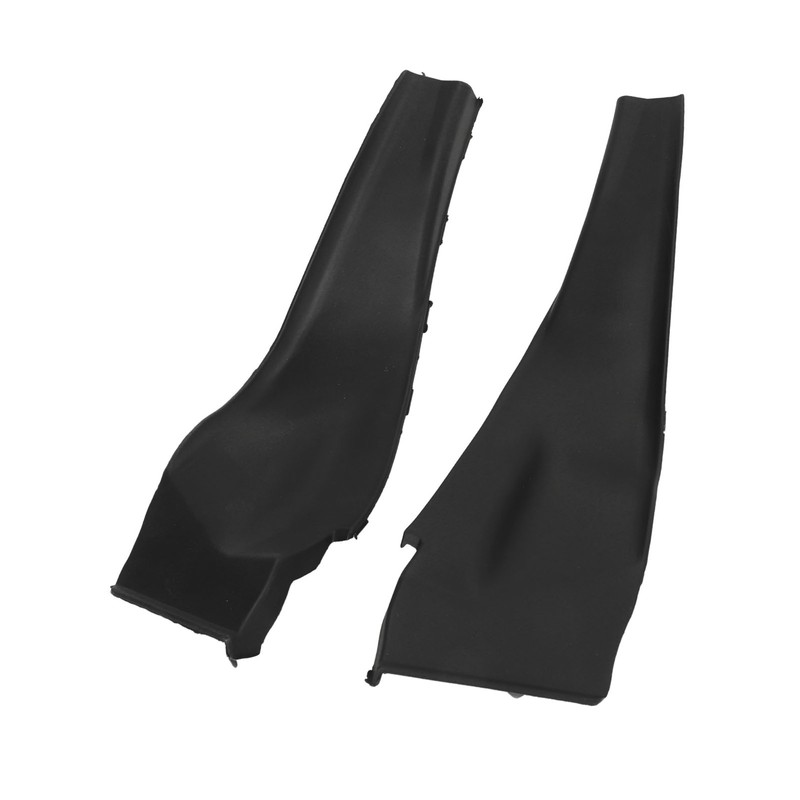 1Pair Front Cowl Extension Trim Cover Black Left Right Windshield