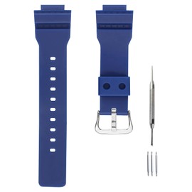 unilabo Resin Watch Band Compatible for Casio G-Squad 21mm×16mm GBA-800 GBA800 GBD-800 GBD800 Strap Replacement for men and women wirst watchband, Blue