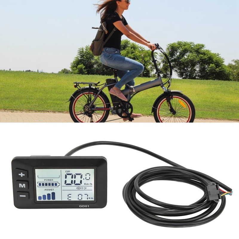 Electric Bicycle Display LCD Meter Bicycle Lithium Battery Modification Accessories