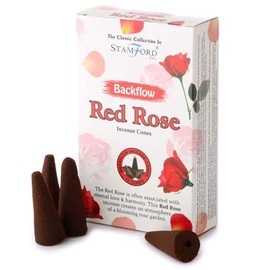 Stamford Reflux-37429 Rose Red Incense Cones, Multicoloured, Free Size