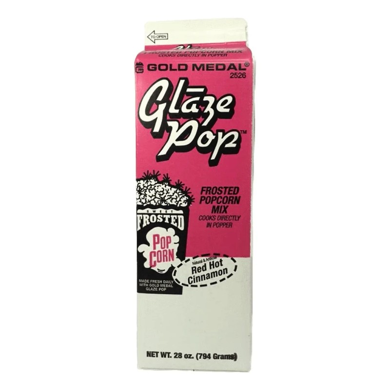 Caramelo Palomitas Glaze Pop 3 Tetrapack Envio Domicilio