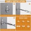 304 Stainless Steel Awning Attachment Set Accessories for Square, Awning