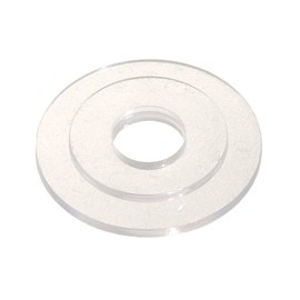 B&P Lamp® Clear Plastic Washer for Crystal Fixtures