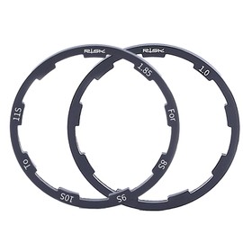 Morytrade Sprocket Spacers Compatible with Shimano 0.07 inch (1.85 mm) and 0.04 inch (1 mm), Set of 2