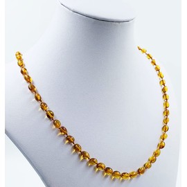 Baltic Amber Necklace for Adults - Natural Amber Beads - Amber Jewellery 45-46cm, amber, Amber, amber