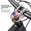 31.8x50MM Mountain Bike Handlebar Short Stem Riser Aluminum Alloy Bicycle