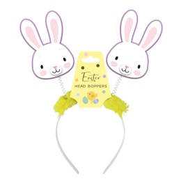 Eurowrap Easter Bunny Head Bopper – Fun Spring-Themed Headband for Easter Parties, Fancy Dress & Festive Celebrations