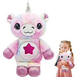 Unicorn Plush Pink, Unicorn Stuffed Animal Soft Unicorn Horse Plush for Girls Boys Birthday Valentine's Day Easter Party Favours Throw Pillow (35 cm)