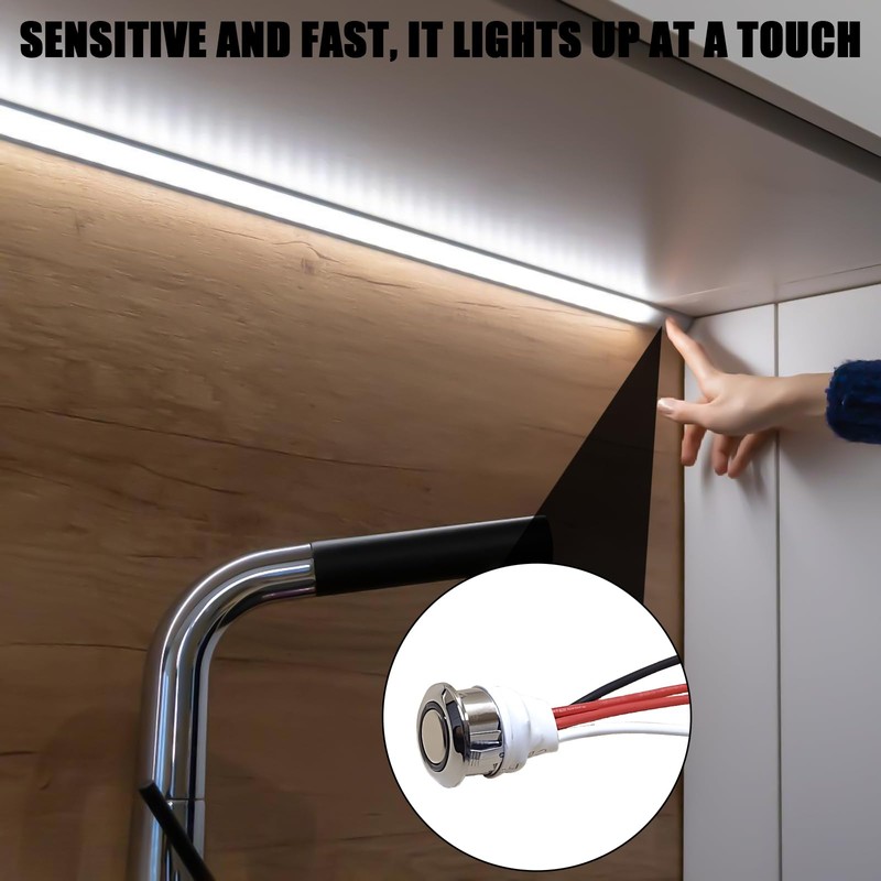 Pack of 2 12 V LED Touch Dimmer Switch: DC