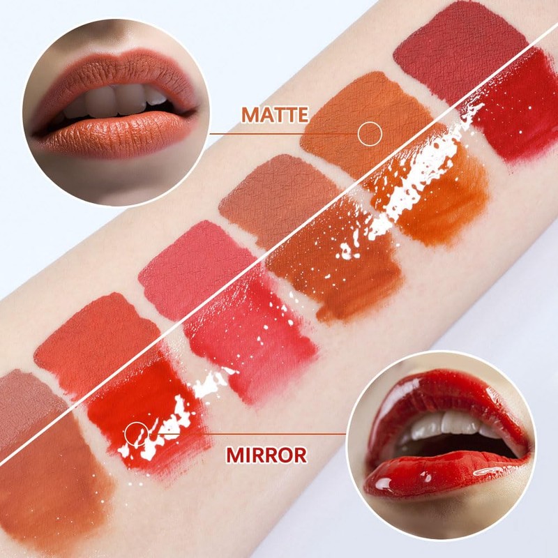 zalati Lip Gloss 6ml Lip Glow Oil with 2-in-1 Dual