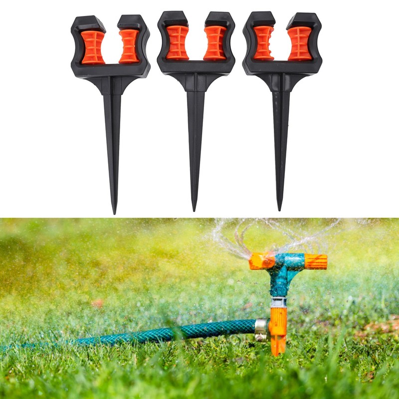 3Pcs Garden Hose Guide Spike, Hose Guide Stake Hose Roller
