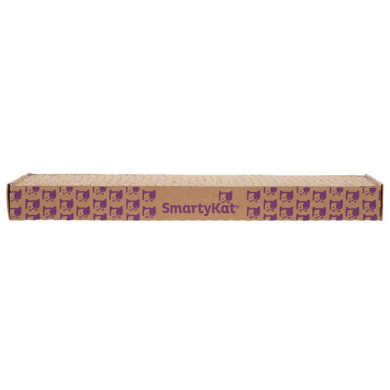 SmartyKat Super Scratcher Corrugated Cat Scratcher, Catnip Infusion Technology -