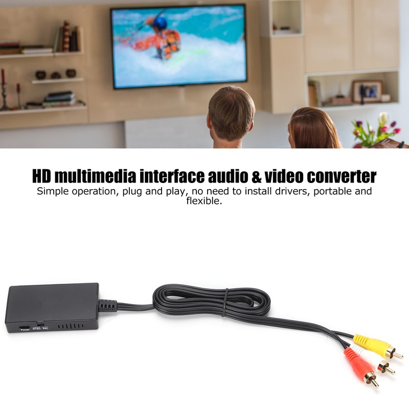 HD Multimedia Interface to Audio and Video Converter Set Top