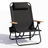 Cansky Portable Beach Chair for Adults, Outdoor Lightweight Camping Chair
