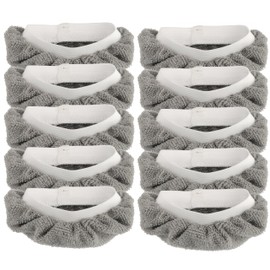 CDDCWZ 10 Pack Steam Mop Pads Compatible for Wagner Spraytech Bissell Steam Shot Comforday - Universal Reusable Washable Steam Cloth Accessories (Gray)