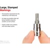 TEKTON 1/4 in Drive Hex Bit Socket Set with Rail,