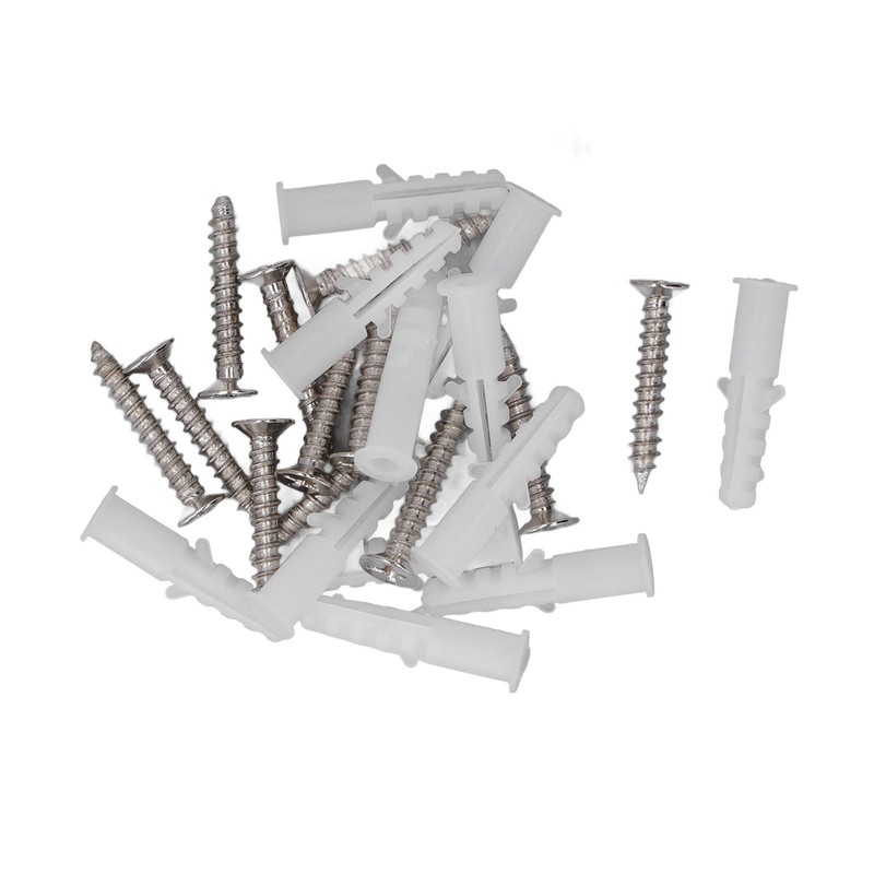 12Pcs Standoff Screws Stainless Steel Wall Mount Advertising Holder Acrylic