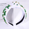 boderier St.Patrick's Day Headband for Women Green Irish Top Hat