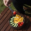 KEITH Titanium Folding Spoon Outdoor Camping Tableware Titanium Cutlery