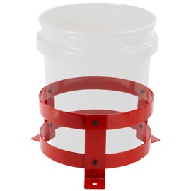 SPARKWHI 5 Gallon Bucket Holder 12 Inch Diameter, Bucket Holder Rack for Mower, RV, Truck, Cart, UTV, Landscape Trailer