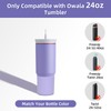 BKBY Silicone Boot Compatible with Owala 24oz/40oz Tumbler with Handle,