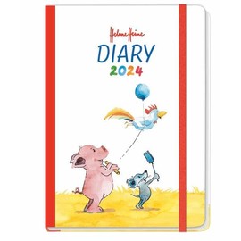 Helme Heine Journal A5. Pocket Diary 2024 with Dot Grid, Elastic Band and Ribbon Bookmark. Practical Book Calendar for Appointments and To-Dos. Handy A5 Appointment Calendar (Helme Heine Calendar)