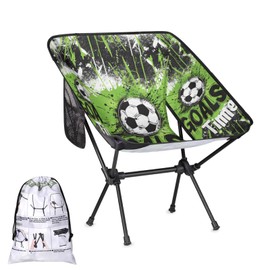 Portable Camping Chair, Folding Chairs for Outside, Sports Soccer Lightweight Backpacking Chair, Outdoor Collapsible Beach Chairs for Adults Fishing Lawn, Picnic, Travel, Hiking