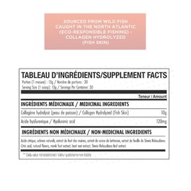 NOVA PHARMA Hydrolyzed Marine Collagen - Hyaluronic Acid - Collagen Powder Supplement - Skin Health - Anti-aging - 30 Servings (Dragon Fruit)