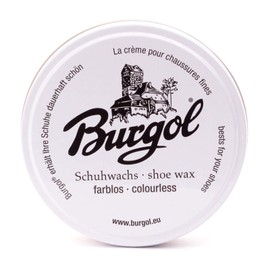 Burgol - Shoe Care Sets with Shoe Wax - Shoe Wax 100 ml Tin Can: Colourless (Set of 2), clear