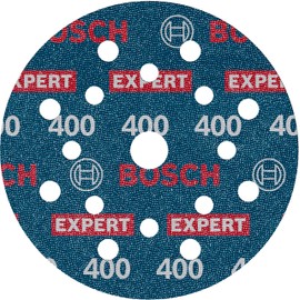 Bosch 6 x Expert O780 Film Sanding Disc, 125 mm (for Hardwood, Paint on Wood, Diameter 125 mm, Grit 400, Professional Accessories, Random Orbital Sander)