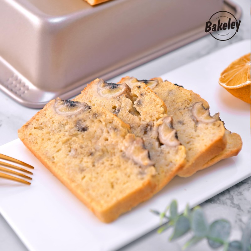 Bakeley Rectangle Loaf Pan Set, 9 Inches Non-Stick Oblong Bread
