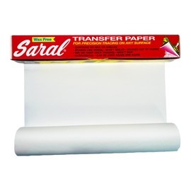 White SARAL TRANSFER PAPER-Tracing-Sketch-Drawing-Craft [Kitchen]