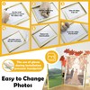 LELE LIFE Gold Floating Picture Frame - Real Glass Metal