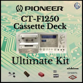 Pioneer CT-F1250 Cassette Deck Ultimate Upgrade Kit Genuine Parts Restoration