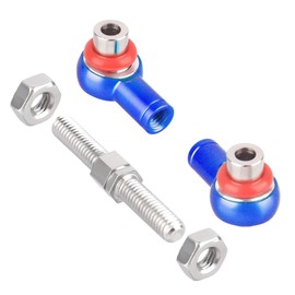 Hobbypark Metal Turnbuckle Aluminum Camber Links Toe Links with Rod Ends Steering Linkage Set for Traxxas 1/18 LaTrax Teton Upgrades Desert Prerunner, Replace 7636 (Navy Blue)