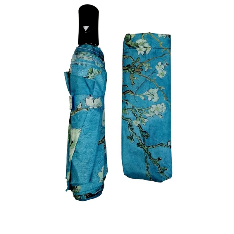 Teleskop Regenschirm - Mandelbaum, blau