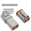 VIKKSAER 5 Kit DT04-4P DT04-4S 4 Pin Way Waterproof Connector,
