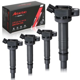 AITAOTAO Car Ignition Coil Set of 4 for Toyota Noah Voxy AZR60G AZR65G Estima ACR50W ACR55W Hiace Regius Ace TRH112K/V TRH200V/K Vitz NCP131 Succeed NCP165V Porte NCP141 90919 -02260 90919-T2008