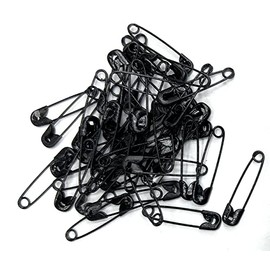 Black Safety PINS Assorted Size's 00-3/4'' 50pcs