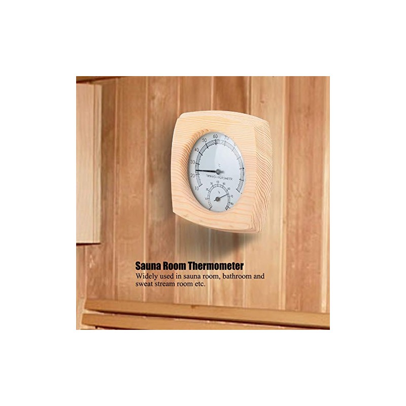Termómetro para sauna, Termómetro digital para sala de sauna Higrómetro