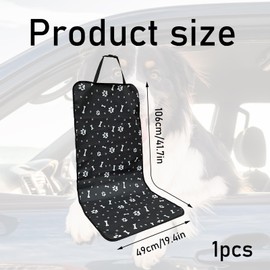 1PC Dog Seat Cover Breathable Absorb Sweat and Heat Easy to Clean Seat Covers for Dogs Comfortable Wear Resistant Anti Dirty Seat Cover for Dogs for Dog Universal Fits Cars Trucks and Suvs