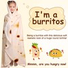 mermaker - Manta de doble cara, con diseño de Burritos