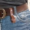 JIEYAO Leather Whip Holster, Soft Handmade Belt Whips Holder, Thick