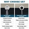 Boat Self Bailing Ball Scupper Valve, Positive Sealing Ball Drain