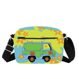 Mystery Van Messenger Bag Cartoon Movie Crossbody Bag Machine Gift Best Friend Gift Mystery Van Shoulder Bag (Mystery Van HB CB)